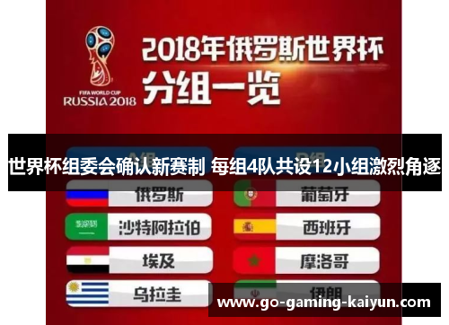 世界杯组委会确认新赛制 每组4队共设12小组激烈角逐